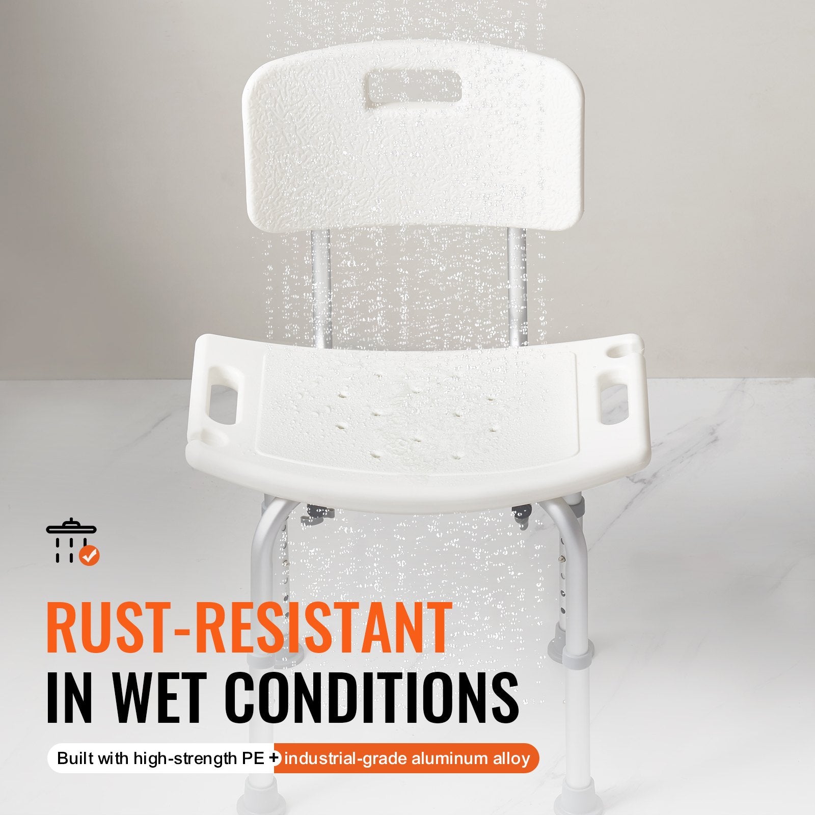 Shower Chair, Shower Seat With Back